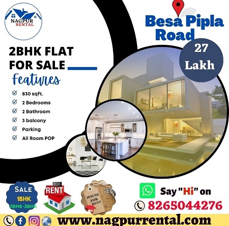 2bhk flat sale in pipla besa road Nagpur